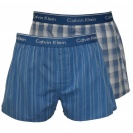 Calvin Klein - Modré pánské trenýrky, 2 PACK